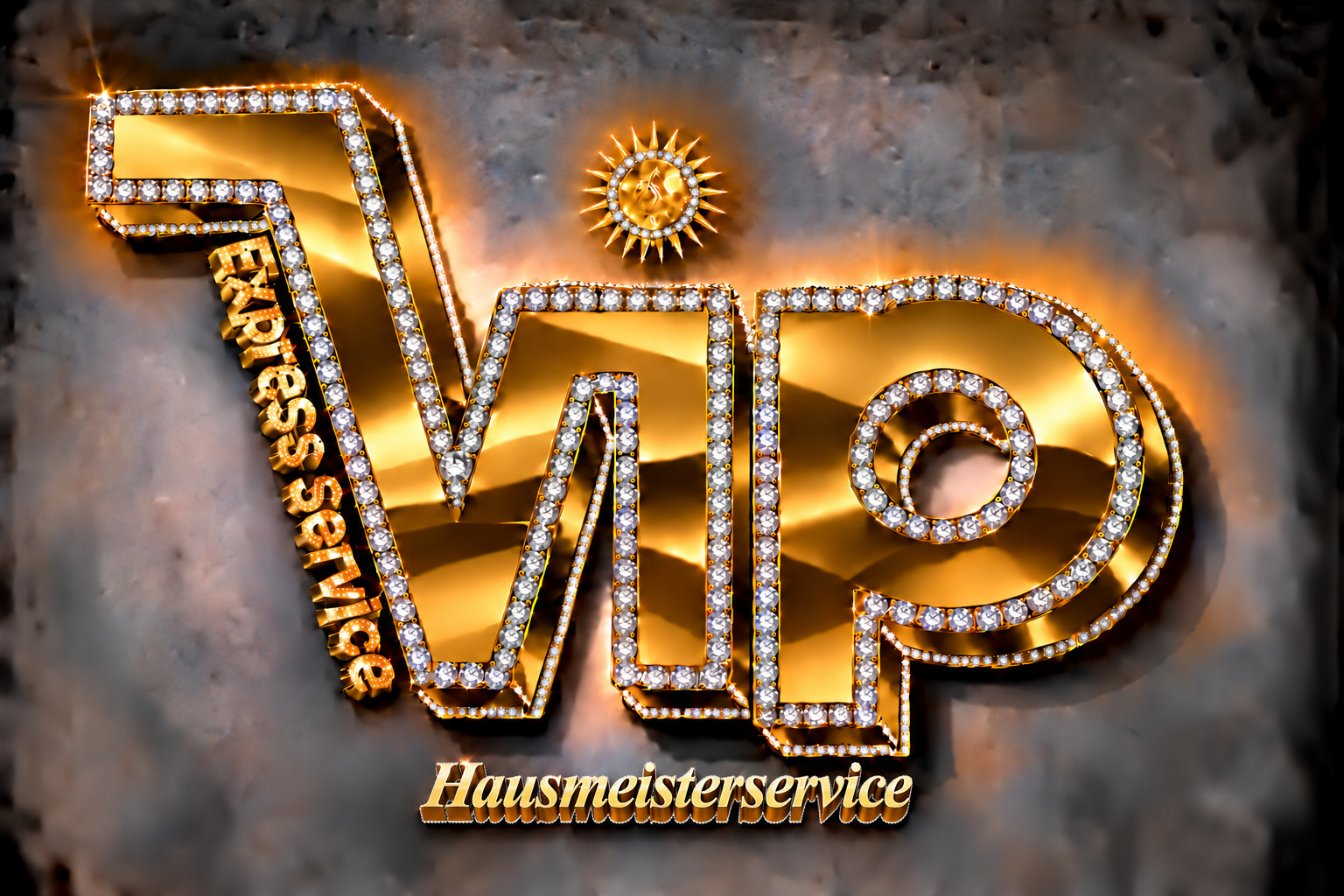 VIP Express Logo-Variante: Hausmeisterservice