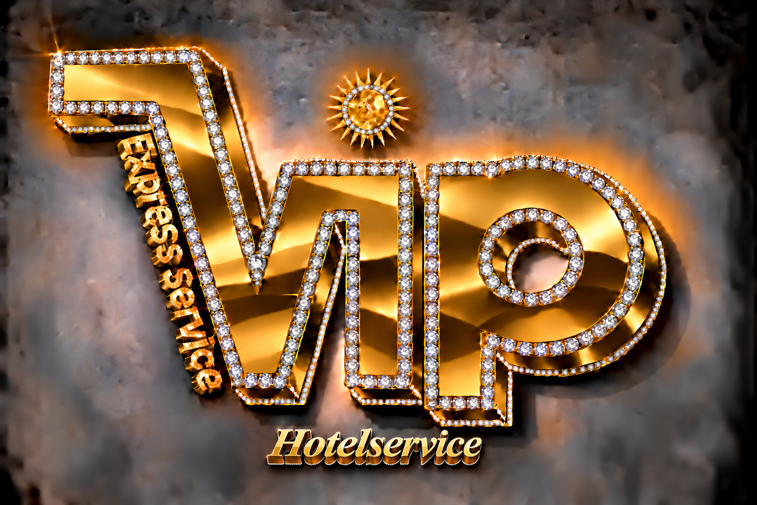 VIP Express Logo-Variante: Hotelservice
